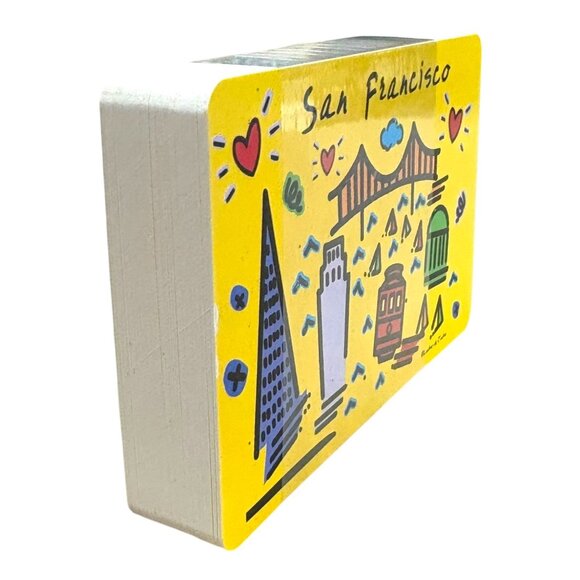San Francisco Icons Souvenir Playing Cards in Case Luke-a-Tuke Golden Gate - Picture 6 of 8
